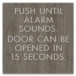 Delayed Egress Signage for Medical Facilities| HealthcareSigns.com