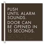 Delayed Egress Signage for Medical Facilities| HealthcareSigns.com